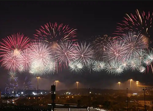 伊川县焰火晚会